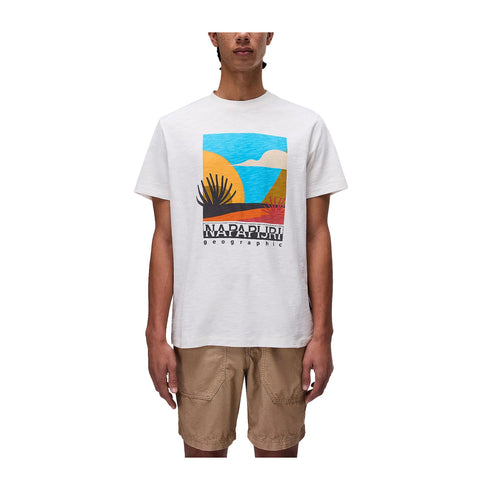 Napapijri T-shirt T-shirt Uomo Arbia girocollo S P25 - NAPAPIJRINP0A4IE3 - N1A - S - Francavilla Moda